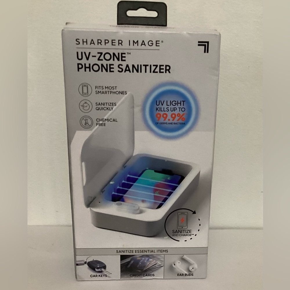 Sharper Image  UV Zone Phone Sanitizer